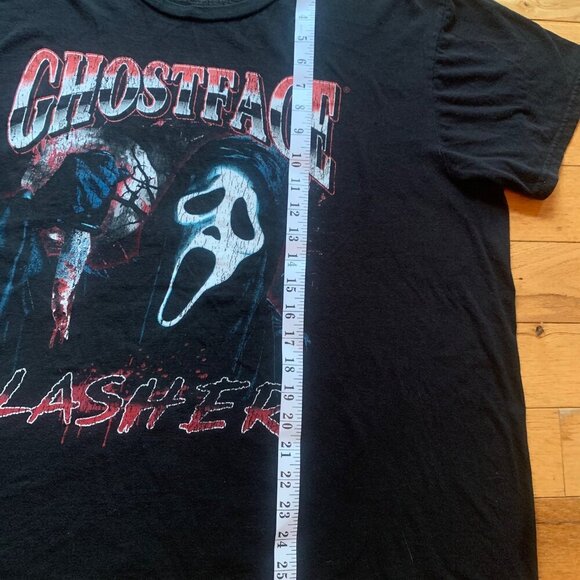 Ghostface Slasher T-Shirt XL Horror Movie Scream Halloween - Picture 5 of 8